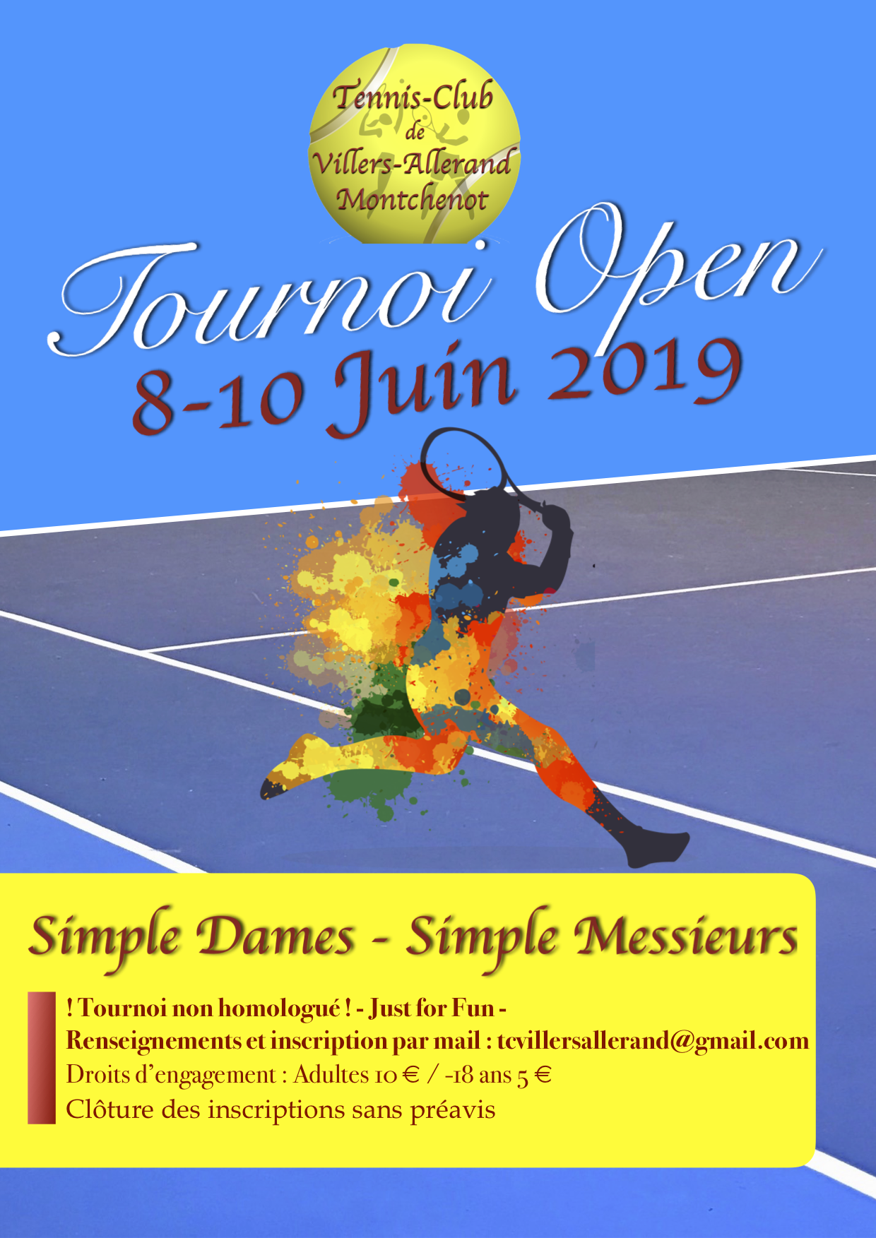 Tournoi de Tennis @ Tennis-Club | Villers-Allerand | Grand Est | France