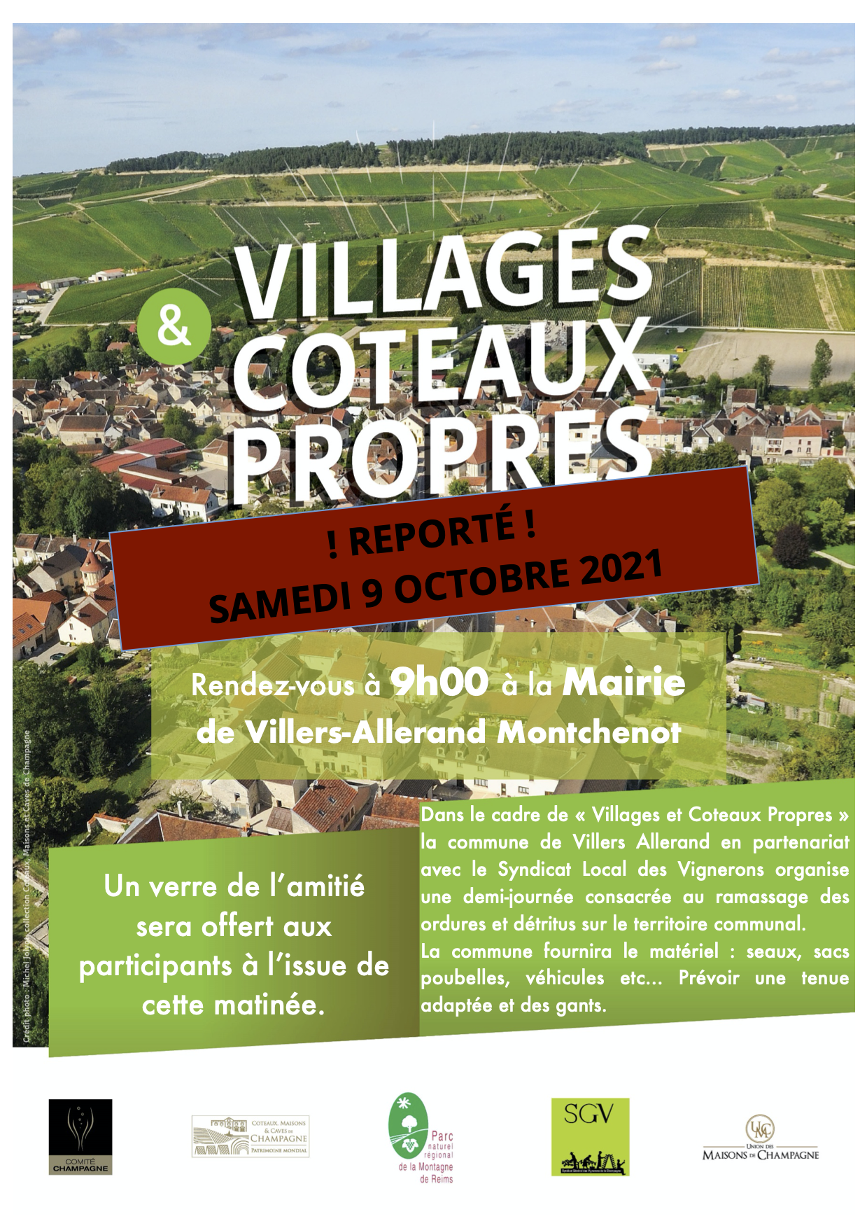 Villages et Coteaux Propres @ Mairie de Villers-Allerand Montchenot | Villers-Allerand | Grand Est | France